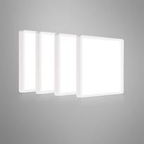 „Ouyulong“ LED lubų šviestuvas, 18 W neutraliai baltas kvadratinis lubų šviestuvas (4 vnt. rinkinys, 4000 kelvinų, 23 cm)