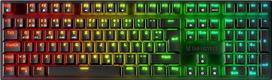 „Oversteel“ – „KOVAR“ belaidė žaidimų klaviatūra su RGB apšvietimu, mechaniniais „Outemu Red“ jungikliais, „Anti-Ghosting“ funkcija ir vokišku klavišų išdėstymu, skirta PC, MAC ir „Android“ įrenginiams