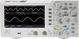 „Owon SDS1202“ 1 GS/s, 100 MHz, stalinis ir nešiojamasis osciloskopas, 2 kanalų oscilometras, 7 colių ekrano osciloskopas su duomenų saugojimo funkcija