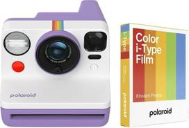 „Pack Polaroid Now Gen 3 Violet“ su spalvota juostele (8 nuotraukos) | Dviejų objektyvų automatinio fokusavimo sistema, spalvota juostelė, 8 nuotraukos