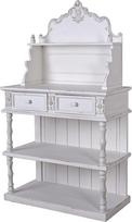 „Palazzo“ antikvarinio balto atspalvio bufetas / indų spintelė, 81 cm, virtuvės bufetas, „Shabby Chic“ stiliaus