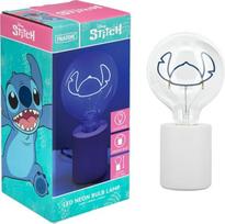 „Paladone Stitch“ LED neoninė lempa, dekoratyvinė, oficialiai licencijuota „Lilo & Stitch“, E27 stiklinė lemputė, kolekcionuojama, juokinga lempa miegamajam ir namams