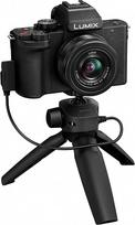 „Panasonic LUMIX DC-G100VEB-K“ vlogų kūrimo kamera su „Lumix G Vario 12–32 mm f3,5–5,6“ objektyvu ir „SHGR1“ trikojo laikikliu