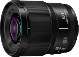 „Panasonic Lumix S-E100“: 100 mm F2,8 makroobjektyvas, pilno kadro fotoaparato objektyvas, kompaktiška ir lengva konstrukcija, 298 g, dvifazis linijinis variklis, 1:1 didinimas, idealiai tinka vaizdo įrašams, juodos spalvos
