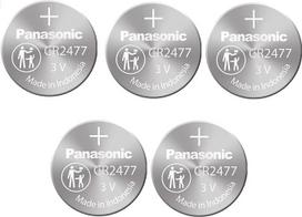 „Panasonic“ CR2477 3 V ličio elementas (5 vnt. pakuotėje)