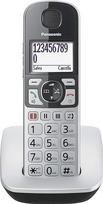 „Panasonic“ KX-TGE510JTS DECT telefonas su skambinančiojo numerių atpažinimo funkcija, sidabrinės spalvos