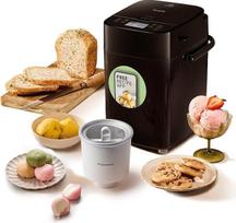 „Panasonic“ SD-PMC101KXE duonos kepimo aparatas (400 g) ir ledų gaminimo aparatas (400 ml), juodos spalvos