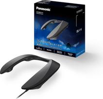 „Panasonic“ SC-GN01 žaidimų kaklo garsiakalbis (su įmontuotu mikrofonu, USB, lengvas, taip pat puikiai tinka namų biurui) Juodas