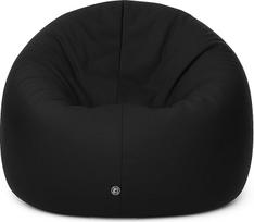 „Patchhome“ sėdimoji pūslė, 2-in-1 sėdimoji pagalvėlė, grindų pagalvėlė suaugusiems ir vaikams, žaidimų pagalvėlė su užpildu, fotelis (skersmuo 100 cm, juoda)