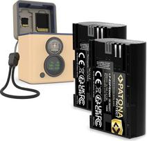 „PATONA Protect Retro“ įkroviklis su USB-C PD/QC sąsaja ir 2 vnt. LP-E6P/E6NH/E6N/E6 baterijomis