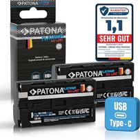 „PATONA“ 2 vnt. „USB-C Platinum“ baterijų pakaitalai, skirti „Sony“ NP-F550, F730, F750, F930, F950 modeliams