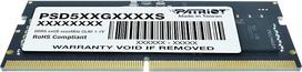 „Patriot Signature Line“ PSD58G560041S DDR5 8GB (1x8GB) 5600 MHz SODIMM, vienas