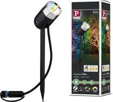 „Paulmann Plug & Shine“ LED sodo prožektorius „Pike“, 4,5 W, 3000 K, antracito spalvos