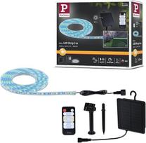 „Paulmann Solar“ LED juostelė, 5 m, RGB, nuotolinio valdymo pultas, 1 vnt. 18650 tipo baterija, 1500 mAh, juoda, 71194