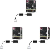 „Paulmann“ 94306 „Nova Mini“ LED įleidžiamas šviestuvas, apvalus, 1 x 4 W, įleidžiamas lubinis prožektorius, skaidrus įleidžiamas šviestuvas, šilta balta šviesa, 2700 K (3 vnt. rinkinys)
