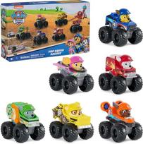 „PAW PATROL“: „Rescue Wheels“, 6 dalių „Pup Squad Racers“ žaislinių automobiliukų dovanų rinkinys, žaislas berniukams ir mergaitėms nuo 3 metų