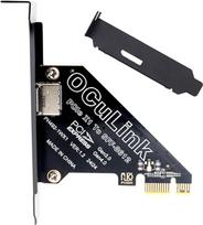 „PCI-Express 4.0“ PCIE 1x į „Oculink“ vieno prievado SFF-8612 SFF-8611 pagrindinė plokštė, skirta U.2 SSD eGPU išorinės vaizdo plokštės dokui