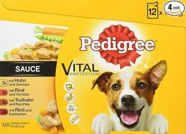 „Pedigree Vital Protection“ šunų ėdalas su jautiena ir ėriena, 24 maišeliai