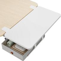 „Pegzone“ ergonominis stalo prailginimas, 600 x 300 mm, baltas | Stalo prailginimas su daiktų laikymo stalčiais, klaviatūros dėklu, porankio lentynėle, kompiuterio stalo prailginimas, skirtas biurui