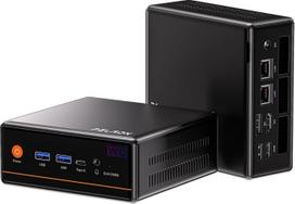 „PELADN Gaming“ mini kompiuteris su „AMD Ryzen 5 5600H“ procesoriumi, 16GB RAM, 512GB SSD, kompaktiškas mikro kompiuteris su trimis 4K ekranais, dviem 2,5G LAN jungtimis, „Wi-Fi 6“, „Bluetooth 5.2“ ir HDMI/DP/Type-C jungtimis, skirtas biuro ir multimedi
