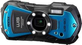 „PENTAX WG-90 Blue“ – vandeniui atsparus kompaktiškas skaitmeninis fotoaparatas, sukurtas patogiam fotografavimui po vandeniu iki 14 metrų gylio