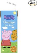 „Peppa Pig“ apelsinų sultys, skanios sultys vaikams, su šiaudeliu, be pridėto cukraus, 3 vnt. pakuotė (3 x 200 ml)