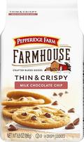 „Pepperidge Farm“ „Farmhouse“ ploni ir traškūs pieno šokolado sausainiai, 195 ml