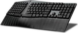 „Perixx“ PERIBOARD-735BL belaidė ergonomiška mechaninė klaviatūra, plonas profilis, mėlyni spragtelėjantys jungikliai, jungimasis prie kelių įrenginių, suderinama su „Windows“ ir „Mac OS X“, JAV anglų kalba