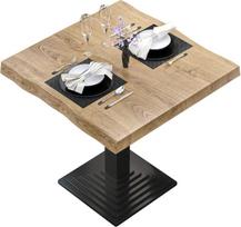„Peru“ valgomojo stalo stalviršis „Tree Edge Bistro“ su fanera, 70 x 70 cm, ąžuolas