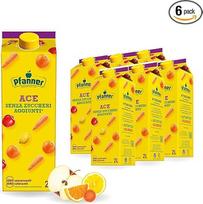 „Pfanner A+C+E 30 %“ (6 x 2 l) – multivitamininis gėrimas be pridėto cukraus – 30 % vaisių – gaivusis gėrimas, supakuotas į didmeninę pakuotę