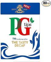 „PG Tips Pyramid Decaf“ 80 arbatos maišelių, 250 g – be kofeino juodoji arbata