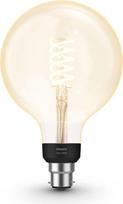 „Philips Hue White Filament Giant Globe“ LED išmanioji lemputė, 1 vnt. [B22 bajonetinė jungtis] su „Bluetooth“, suderinama su „Alexa“, „Google Assistant“ ir „Apple HomeKit“. [Energijos klasė A+]