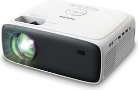„Philips NeoPix 200“ projektorius: „Full HD“ 1080p, didelis kontrastas, įvairios vaizdo korekcijos, leidžiančios lanksčiai montuoti, keli HDMI prievadai