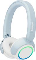 „PHILIPS TAK4200BL“ 4200 serijos belaidės sulankstomos ant ausų uždedamos ausinės vaikams | Garso stiprumo ribojimas, garso dalijimasis, USB-C laidas įtrauktas – mėlynos spalvos