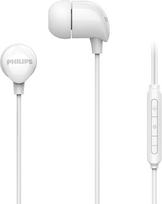 „PHILIPS TAE2146WT/00“ tipo USB-C ausinės su dinamiškais baisais, mikrofonu ir 1,2 m ilgio laidu, baltos spalvos