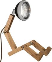 „Piffany Mini Mr. Wattson“ LED stalo lempa – elegantiškas ir minimalistinis dizainas – aukštos kokybės uosio lydinys – madinga juoda spalva