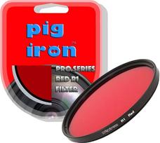 „Pig Iron Red R1 Pro“ filtras, 55 mm, kontrasto stiprintuvas, skirtas juodai-baltai fotografijai, specialieji efektai, fotoaparato objektyvo filtras