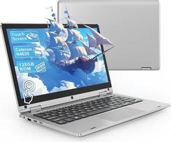 „PINSTONE“ nešiojamasis kompiuteris su 128GB SSD, 11,6 colių ekranu, N4020 – Nešiojamasis kompiuteris su jutikliniu ekranu, sulankstomas 360°, 1366 x 768 IPS, 2,4G + 5G „Wi-Fi“, „Mini HDMI“, „USB 3.0“, išplėtimo galimybė naudojant SD kortelę, membraninė