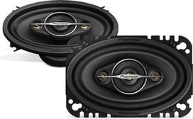 „PIONEER TS-A4671F“ 4 x 6 keturių krypčių koaksialinių garsiakalbių rinkinys su 2 garsiakalbiais (maks. 210 W, 30 W sinusinė galia kiekvienam), galingas garsas, didelis efektyvumas, 42 mm montavimo gylis, 93 x 153 mm montavimo išpjova