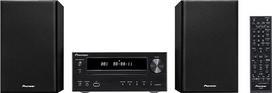 „Pioneer“ X-HM11-K „Micro Hi-Fi“ sistema su aliumininiu priekiniu skydeliu, USB jungtimi priekyje, FM/AM imtuvu su RDS, juodos spalvos