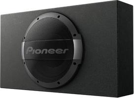 „Pioneer“ TS-WX1010LA aktyvus žemų dažnių garsiakalbis, galingas žemų dažnių garsiakalbis su maksimaliu 1200 W galingumu, 25 cm žemų dažnių garsiakalbis MDF korpuse, „Impp“ membrana, juodos spalvos