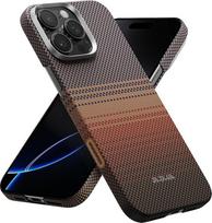 „pitaka“ ypač plonas dėklas „iPhone 16 Pro Max“ iš aramido pluošto, „Sunset“ spalvos | Ultralengvas dėklas iš aramido pluošto „iPhone 16 Pro Max“ su kameros valdymo funkcija, suderinamas su „MagSafe“, plonas ir minimalistinis, skirtas verslui