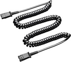 „Plantronics“ 1 m QD – QD prailginimo laidas ausinėms – juodas
