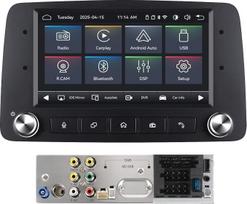 „Plug & Play“ tipo „Linux“ automobilių radijas su originaliu jungikliu, skirtas „Fiat Panda 169“ (2003–2012 m.), belaidis „CarPlay“ ir „Android Auto“, „Bluetooth“ laisvų rankų skambinimo funkcija, RDS, FM/AM, USB