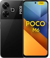 „POCO M6“ išmanusis telefonas, „MediaTek Helio G91“, 6,79 colio ekranas, 108 MP pagrindinė kamera, 5030 mAh, 33 W, 6GB, 128GB, juodos spalvos