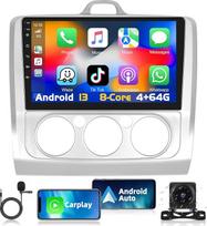 „Podofo 4+64G“ automobilių radijas, skirtas „Ford Focus Exi MT 2, 3“ (Mk2, Mk3) modeliams, pagamintiems 2004–2011 m., su belaidžiu „CarPlay“ ir „Android Auto“ palaikymu, 9 colių ekranu, „Android 13“ operacine sistema, „Bluetooth“, „Wi-Fi“, GPS, RDS ir mik