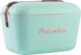 „Polarbox“ nešiojamas šaldytuvas – „Mini Cooler“ 20 l, paplūdimio šaldytuvas, mažas nešiojamas šaldytuvas, retro stiliaus šaldytuvas, reguliuojama rankena, „Polarbox“ šaldytuvas, nešiojamas „Mini Cooler“