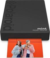 „Polaroid Mint“ kišeninis spausdintuvas su „Zink Zero Ink“ technologija ir integruotu „Bluetooth“ ryšiu, skirtas „Android“ ir „iOS“ įrenginiams – juodos spalvos