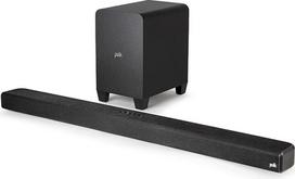 „Polk Audio Signa S4“ – tikroji „Dolby Atmos“ garso juosta televizoriui su belaidžiu žemų dažnių garsiakalbiu, 3.1.2 garso juosta televizoriui, HDMI eARC, „Bluetooth“, AUX, optinis įėjimas, juodos spalvos