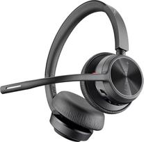 „Poly“ – belaidės „Voyager 4320 UC“ ausinės (Plantronics) – ausinės su mikrofonu – USB-A „Bluetooth“ adapteris – suderinamos su „Teams“, „Zoom“ ir kitomis programomis